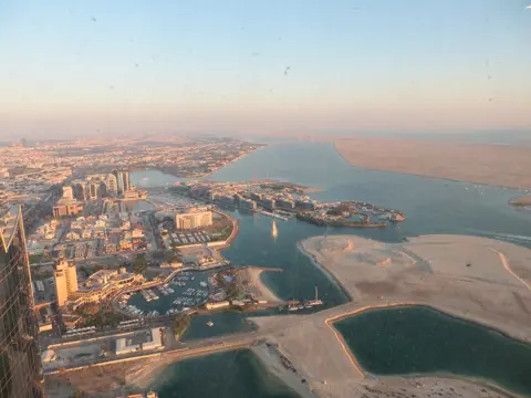 Coastline and islands seen from Observation Deck at 300