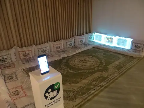 Exhibition display at Emirati Expressions in Manarat Al Saadiyat