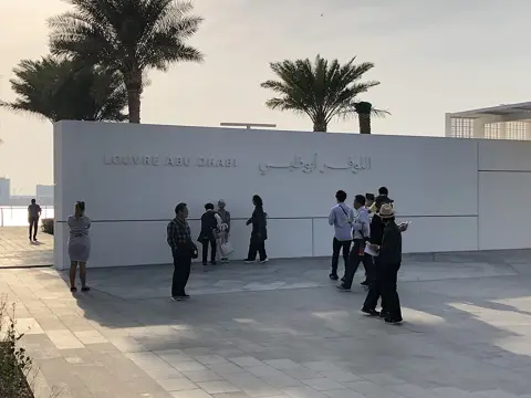 Louvre Abu Dhabi — The distinctive dome shelters the museum complex.