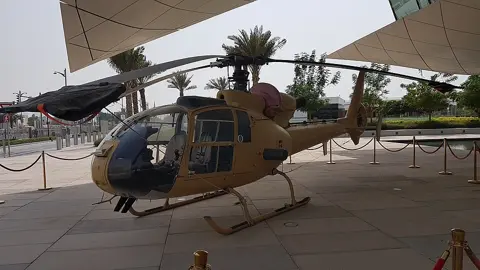 عجائب گھر میں نمائش پر رکھا گزیل ہیلی کاپٹر
