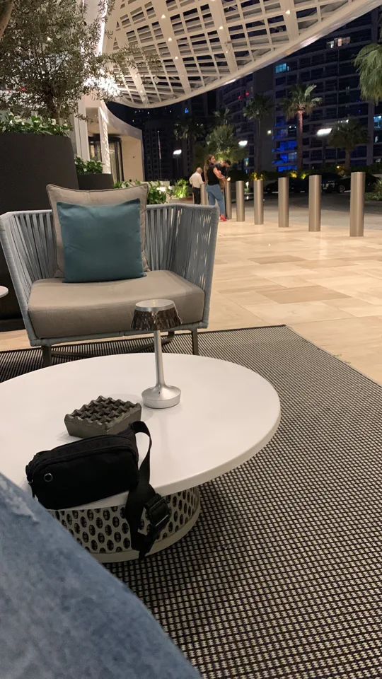 Lobby of Address Downtown in Dubai, photographed in 2022