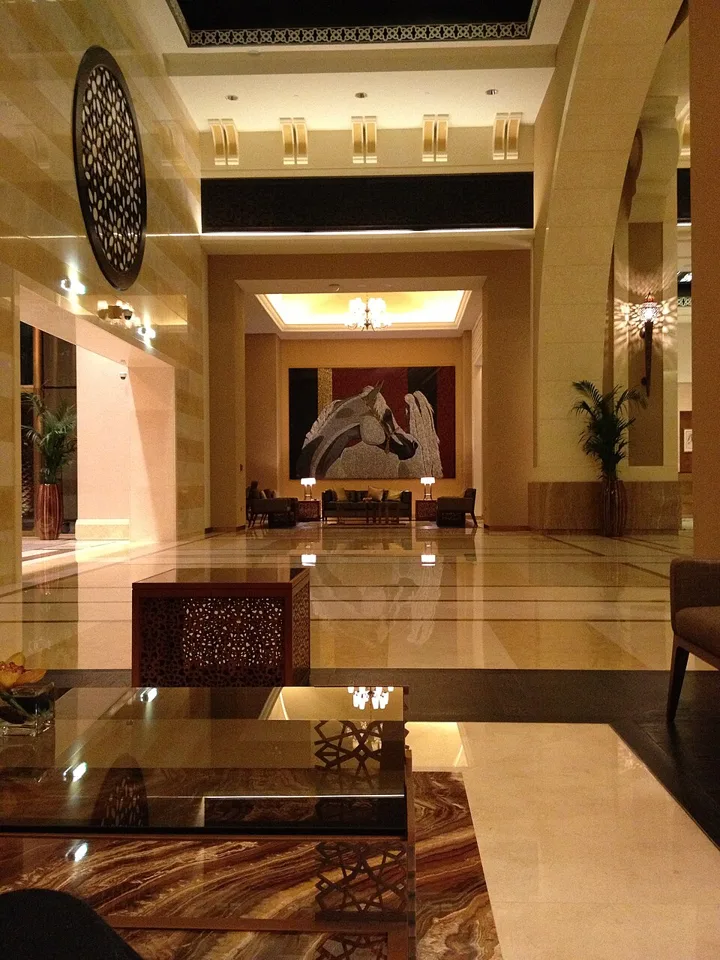 Lobby at Fairmont The Palm