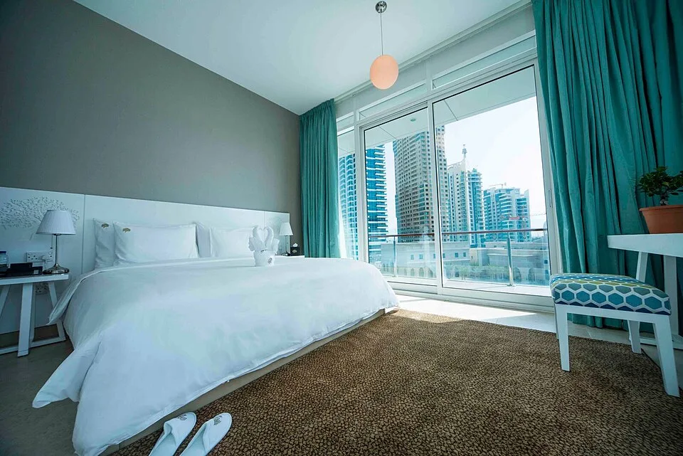 Bedroom at Jannah Place Dubai Marina
