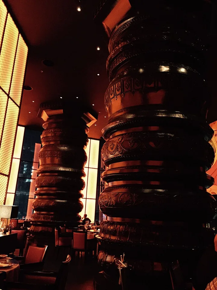 Rang Mahal restaurant inside JW Marriott Marquis Hotel Dubai, photographed in 2015