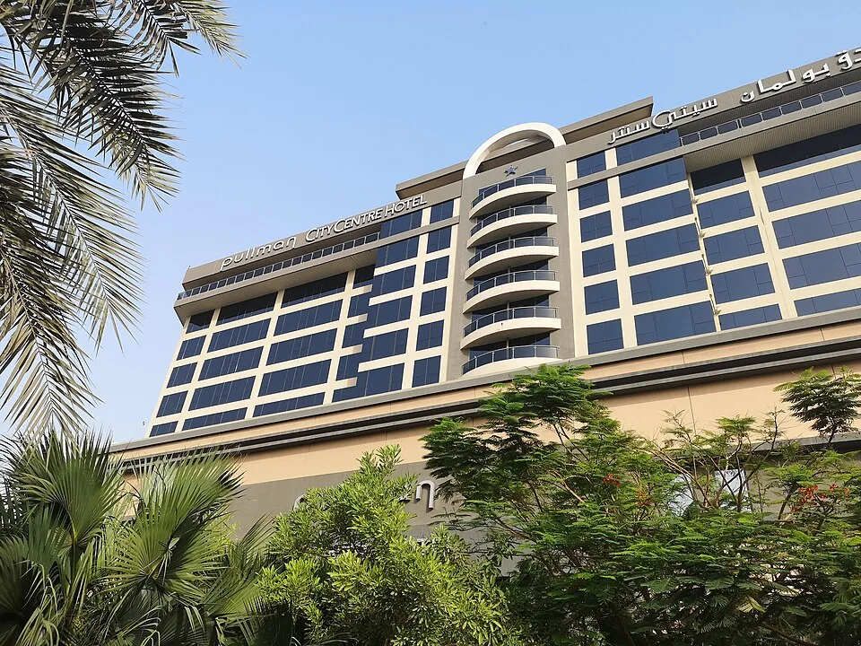 Pullman Dubai Creek City Centre hotel, photographed in 2019